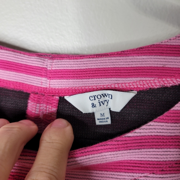 Lucky Brand, Croft & Barrow and Loft Set Of 3 Medium Blouses - Picture 8 of 15